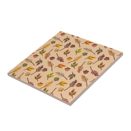 秋の葉タイル タイル (側面)