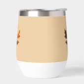 秋の葉タンブラー (左面)