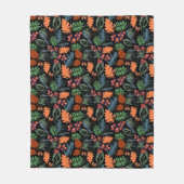 秋の葉フリースブランケット フリースブランケット (正面)