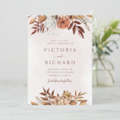 秋の葉フローラボタニカル素朴 セーブザデート (スタンド正面)