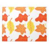 秋の葉メモ帳 ノートパッド (正面)