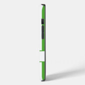 秋の葉付きストライプモノグラム Case-Mate iPhoneケース (裏面 / 左)