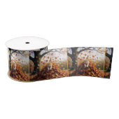 秋の葉山から飛び出すジンジャーキャット サテンリボン (リール)