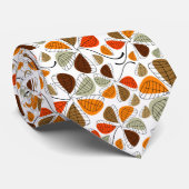 秋の葉抽象芸術 ネクタイ (ロール)
