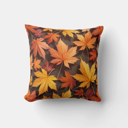 秋の葉枕クッション クッション (正面)