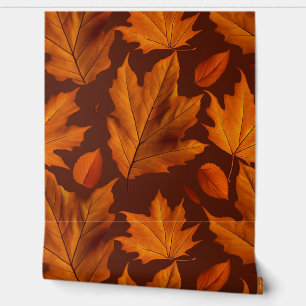 秋の葉柄デザインの紅葉 壁紙