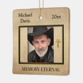 秋の葉正教会キリスト教葬儀 セラミックオーナメント (左)