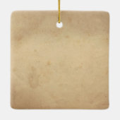 秋の葉正教会キリスト教葬儀 セラミックオーナメント (裏面)