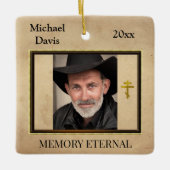 秋の葉正教会キリスト教葬儀 セラミックオーナメント (正面)