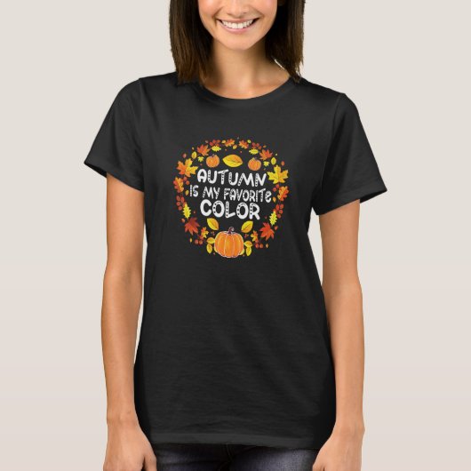秋の葉秋は私のお気に入りのC Tシャツ (正面)