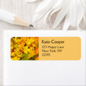 秋の葉秋色もみじ ラベル (インサイチュ)