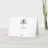 秋の葉空白の- Greeting Card カード (裏面)