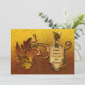 秋の葉金ゴールド結婚ズ 招待状 (スタンド正面)