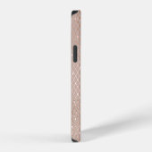 秋の葉金ゴールド:花柄 iPhoneケース (右側面)