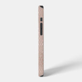秋の葉金ゴールド:花柄 iPhoneケース (左側面)