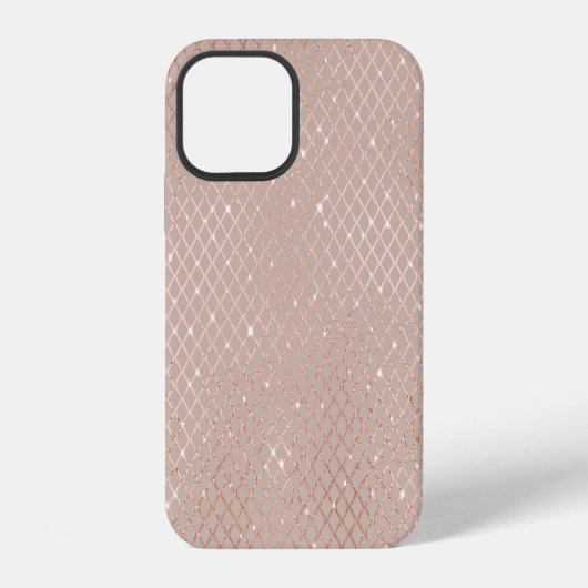 秋の葉金ゴールド:花柄 iPhoneケース (裏面)