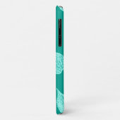 秋の葉 - アクアとターコイズ Case-Mate iPhoneケース (裏面/左)