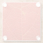 秋の葉 ガラスコースター (裏面)