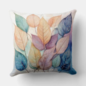 秋の葉 クッション (裏面)