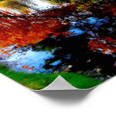 秋の葉 ポスター (角)