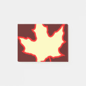 秋の葉 ポストイット (正面)