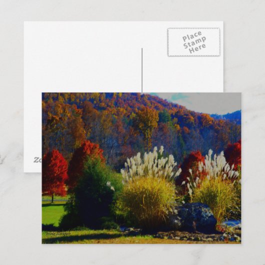 秋の葉 ポストカード (正面/裏面)