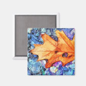 秋の葉 マグネット (正面/裏面)