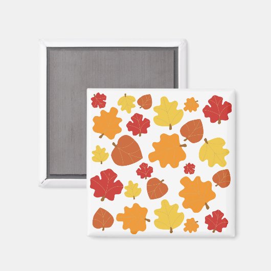 秋の葉 マグネット (正面/裏面)