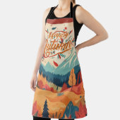 秋の葉/紅葉/カラフル エプロン (インサイチュ)