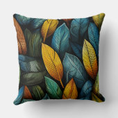 秋の葉 – 装飾用クッション クッション (裏面)