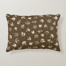 秋の葉Mapleの茶色 – シームレスなパターン。