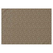 秋の葉Mapleの茶色 – シームレスなパターン。 テーブルクロス (正面(横))