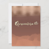 秋の藤シナモンカンタローペの水彩 招待状 (裏面)