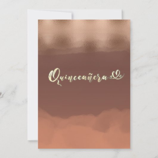 秋の藤シナモンカンタローペの水彩 招待状 (裏面)