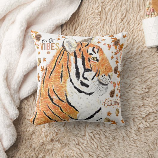 秋の虎 クッション (ブランケット)