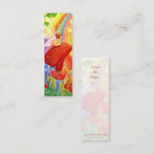 秋の虹のしおり スキニー名刺 (正面/裏面)