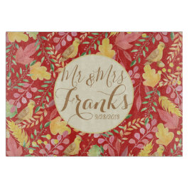 秋の裁パーソナライズされた断板 カッティングボード