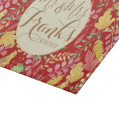 秋の裁パーソナライズされた断板 カッティングボード (角)