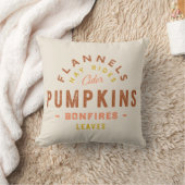 秋の装飾のカボチャ干し草はりんご酒の篝火に乗ります クッション (ブランケット)