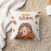 秋の装飾用クッションコージー秋ビベス クッション (ブランケット)