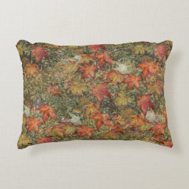 秋の装飾用クッションコーヒーマグフラスコピラーキャンドル アクセントクッション