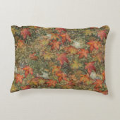 秋の装飾用クッションコーヒーマグフラスコピラーキャンドル アクセントクッション (裏面)