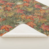 秋の装飾用クッションコーヒーマグフラスコピラーキャンドル シェルパブランケット (3/4)