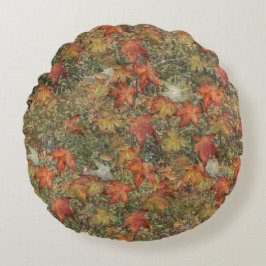 秋の装飾用クッションコーヒーマグフラスコピラーキャンドル ラウンドクッション