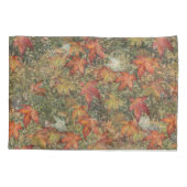 秋の装飾用クッションコーヒーマグフラスコピラーキャンドル 枕カバー (裏面)