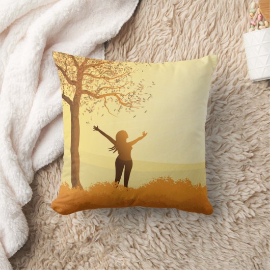 秋の装飾用クッション クッション (ブランケット)