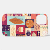 秋の装飾的背景 Case-Mate iPhoneケース (裏面 (横))