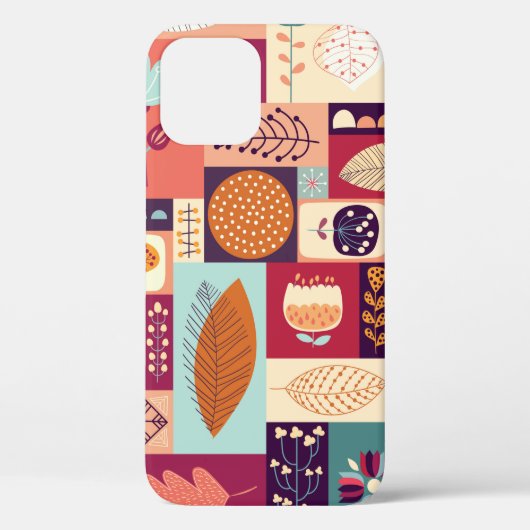 秋の装飾的背景 Case-Mate iPhoneケース (裏面)
