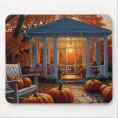 秋の裏庭 マウスパッド (正面)