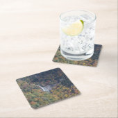 秋の西ノースカロライナの滝 スクエアペーパーコースター (インサイチュ)